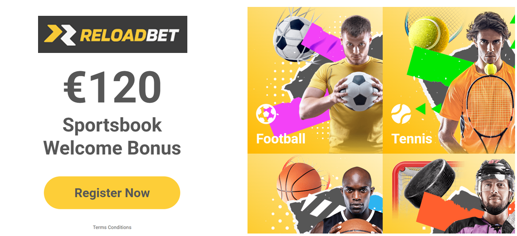 ReloadBet €120 Sports Welcome Bonus